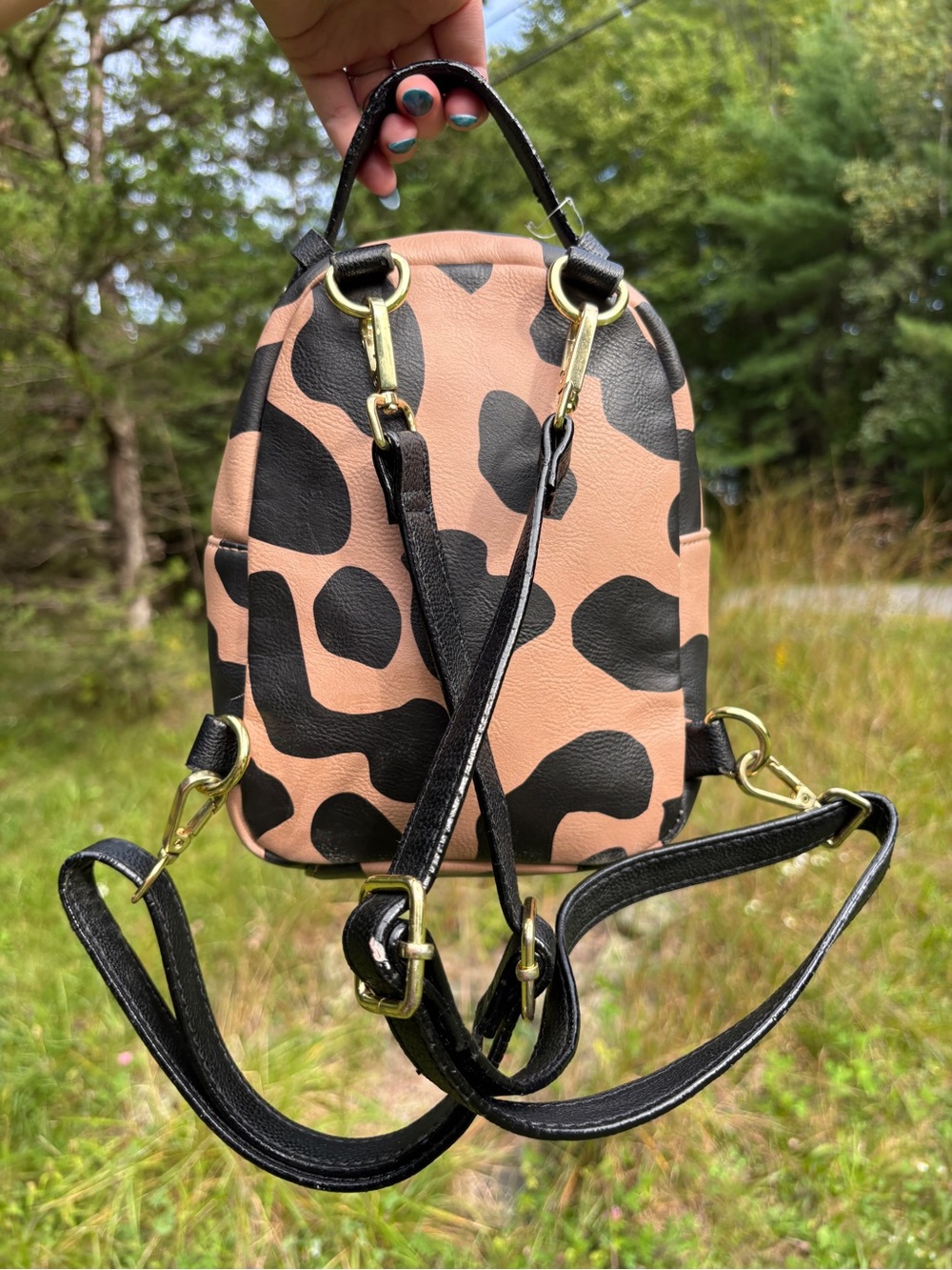 Betsey Johnson Leopard Kids Mini Backpack - Picture 3 of 17